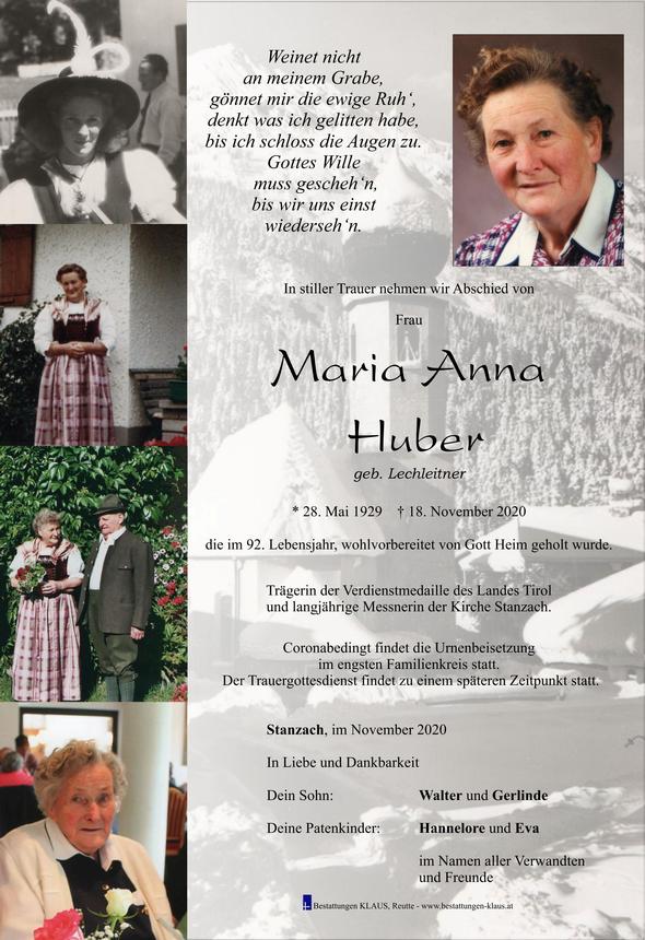 Maria Anna Huber
